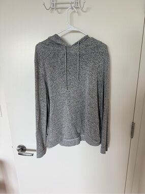 FatFace Heather Gray Hooded Sweater Pullover